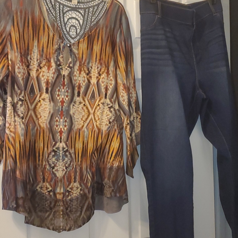 Top and jeans